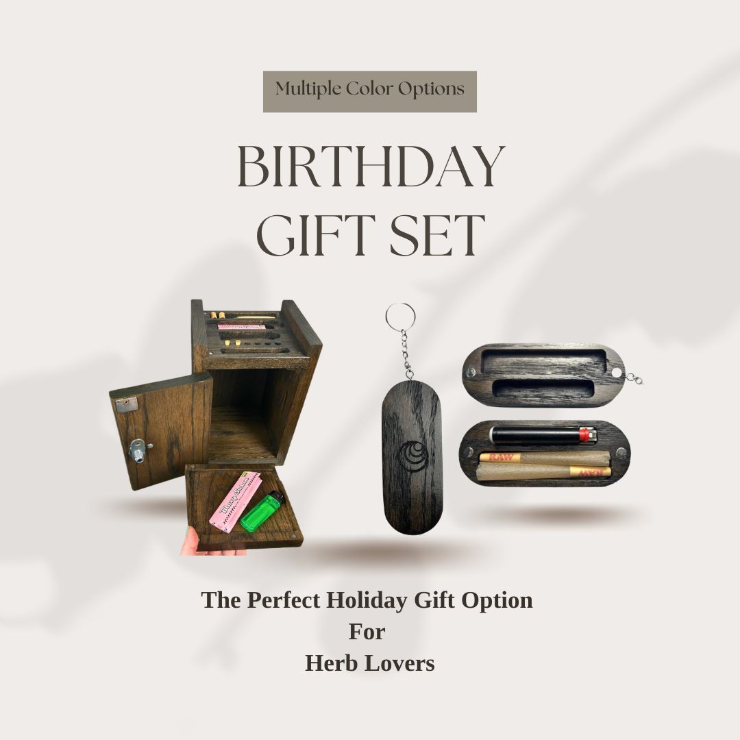  Birthday gift set featuring a handcrafted 1 door apartment cabinet and magnetic keychain organizer for everyday home organization.
