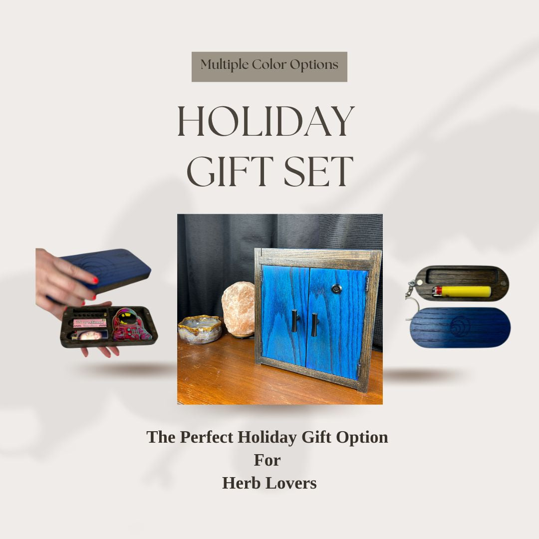Holiday Gift Set Wooden Organizer Bundle for Christmas Gifts