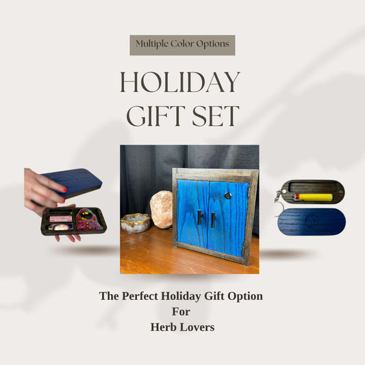 Holiday Gift Set Wooden Organizer Bundle for Christmas Gifts
