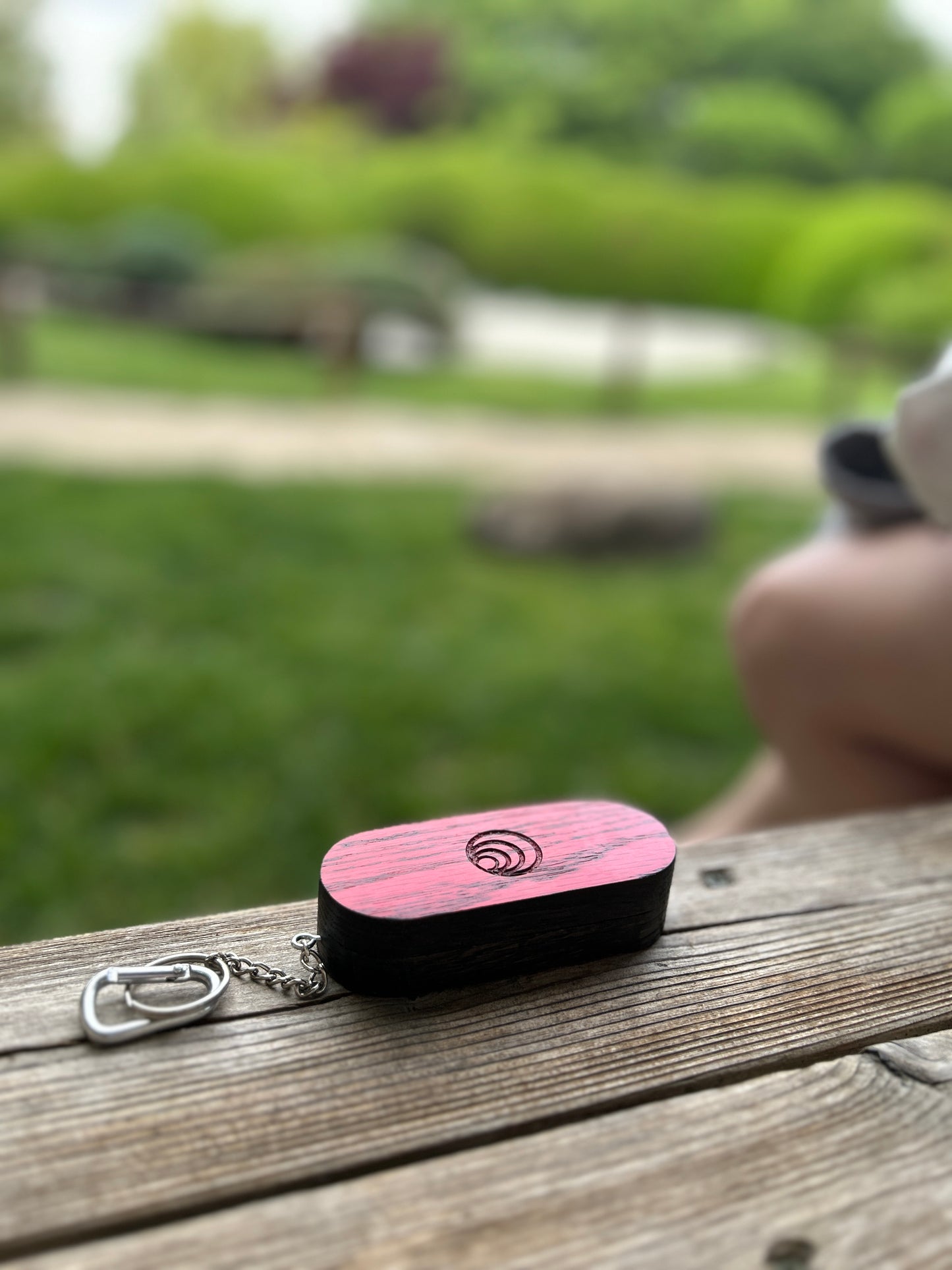 Pre Roll Case Keychain — Handmade Hardwood Travel Case