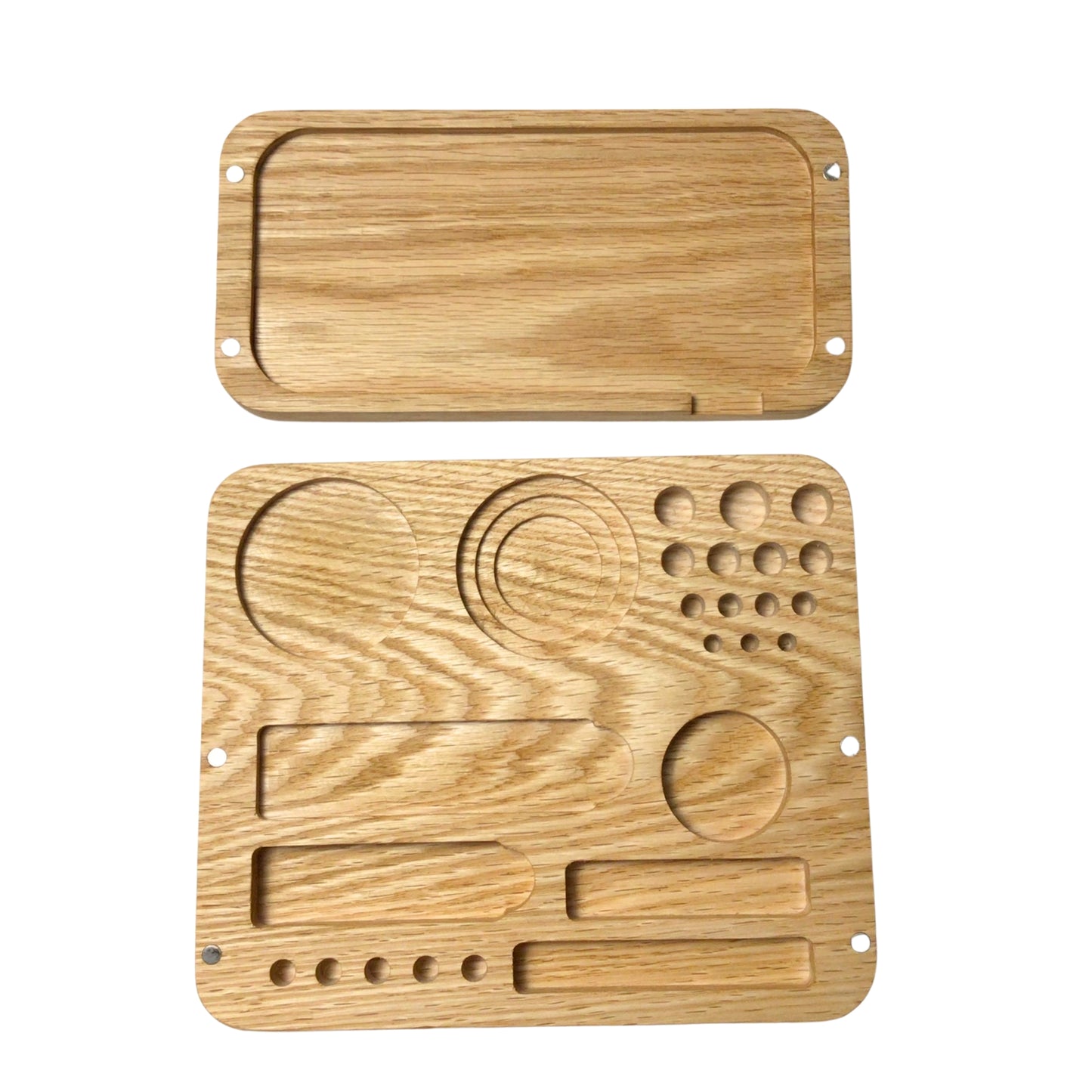 Unique handmade gift featuring solid oak craftsmanship, designed to last and elevate any tabletop or travel setup.