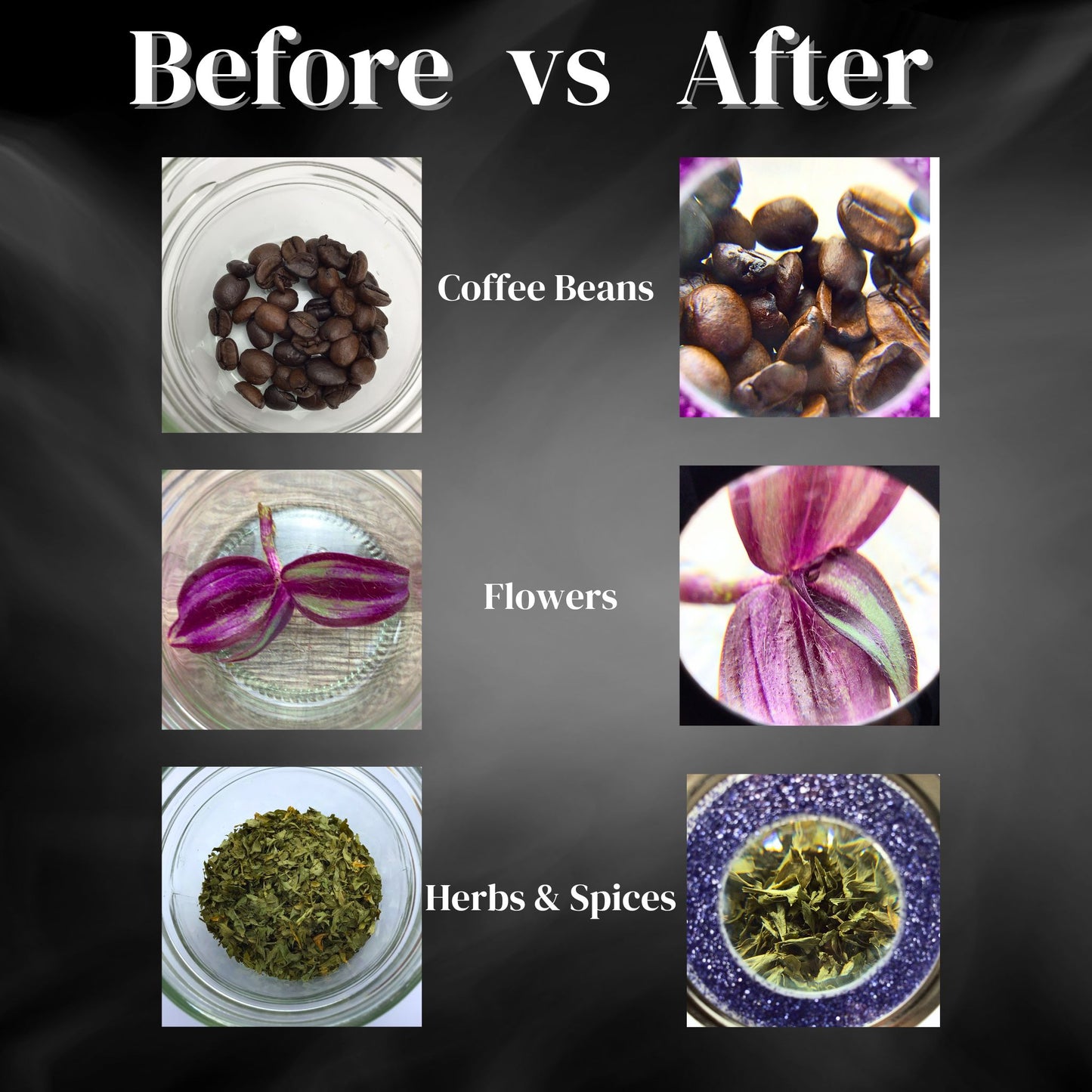 Compact pink magnifying stash jar, keeping herbs fresh, organized, and visually appealing.