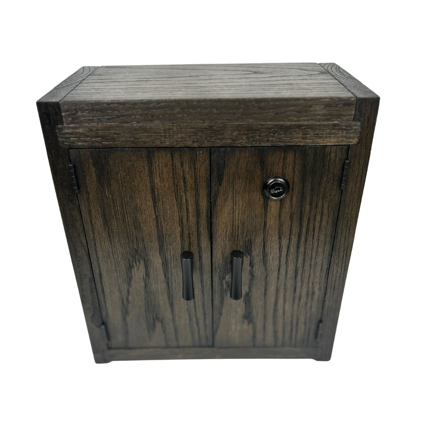 Black Stash Box Cabinet | Lock Option | Made in USA
