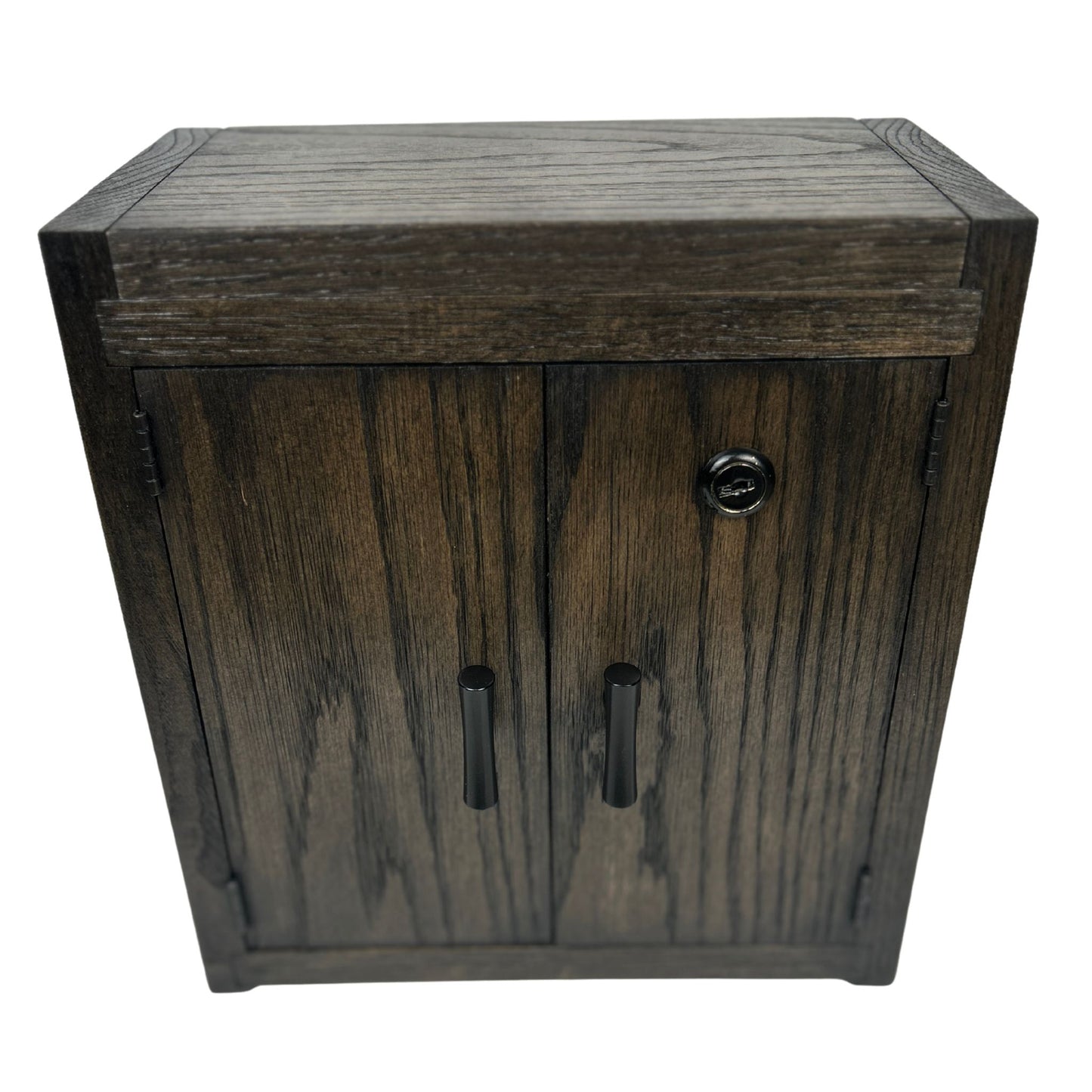 Black Stash Box Cabinet | Lock Option | Made in USA